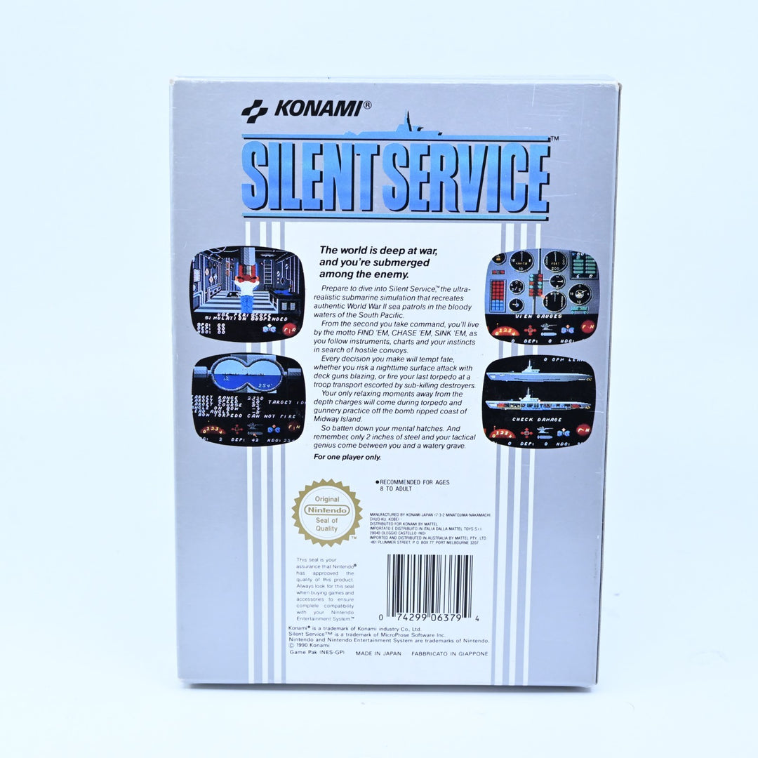 Silent Service - Nintendo Entertainment System / NES Boxed Game - PAL