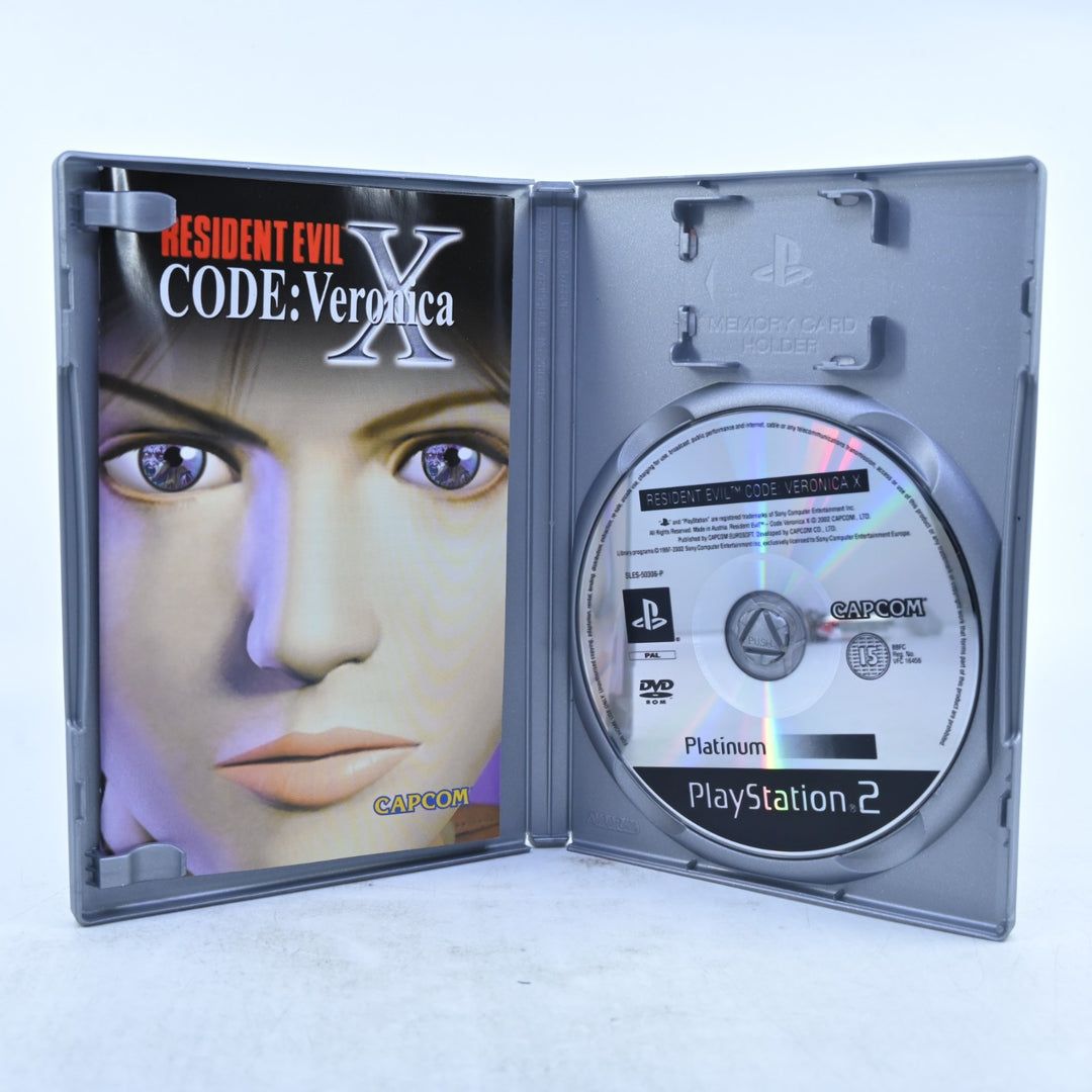 Resident Evil Code: Veronica X - Sony Playstation 2 / PS2 Game + Manual - PAL
