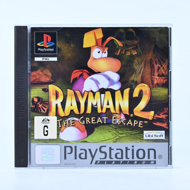 Rayman 2: The Great Escape - Sony Playstation 1 / PS1 Game + Manual - PAL