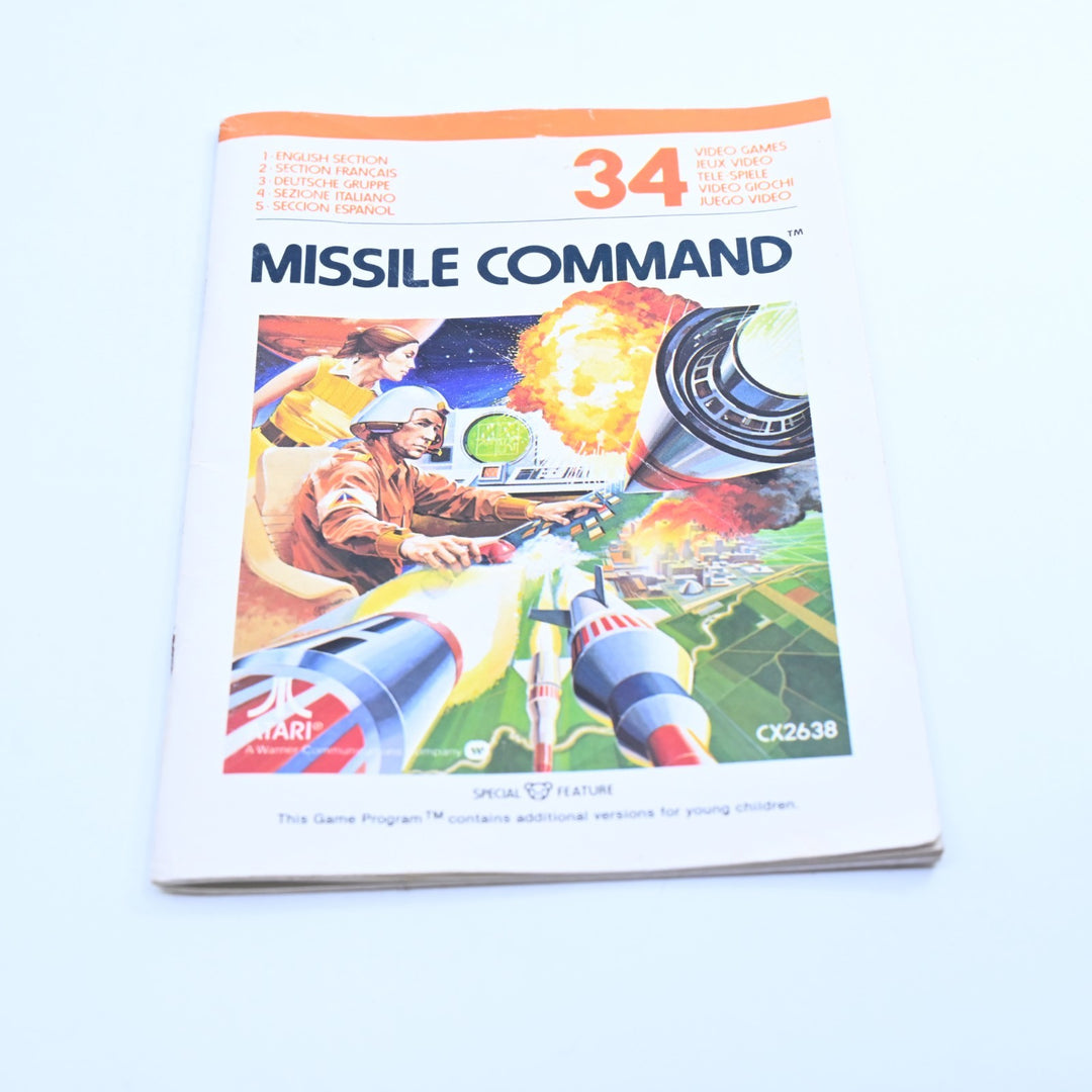 Missile Command - Atari 2600 Boxed Game - PAL - FREE POST!