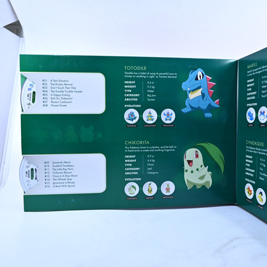 Pokemon Johto Collection Pokedex Book - 18 Discs - Region 4 - Anime DVD