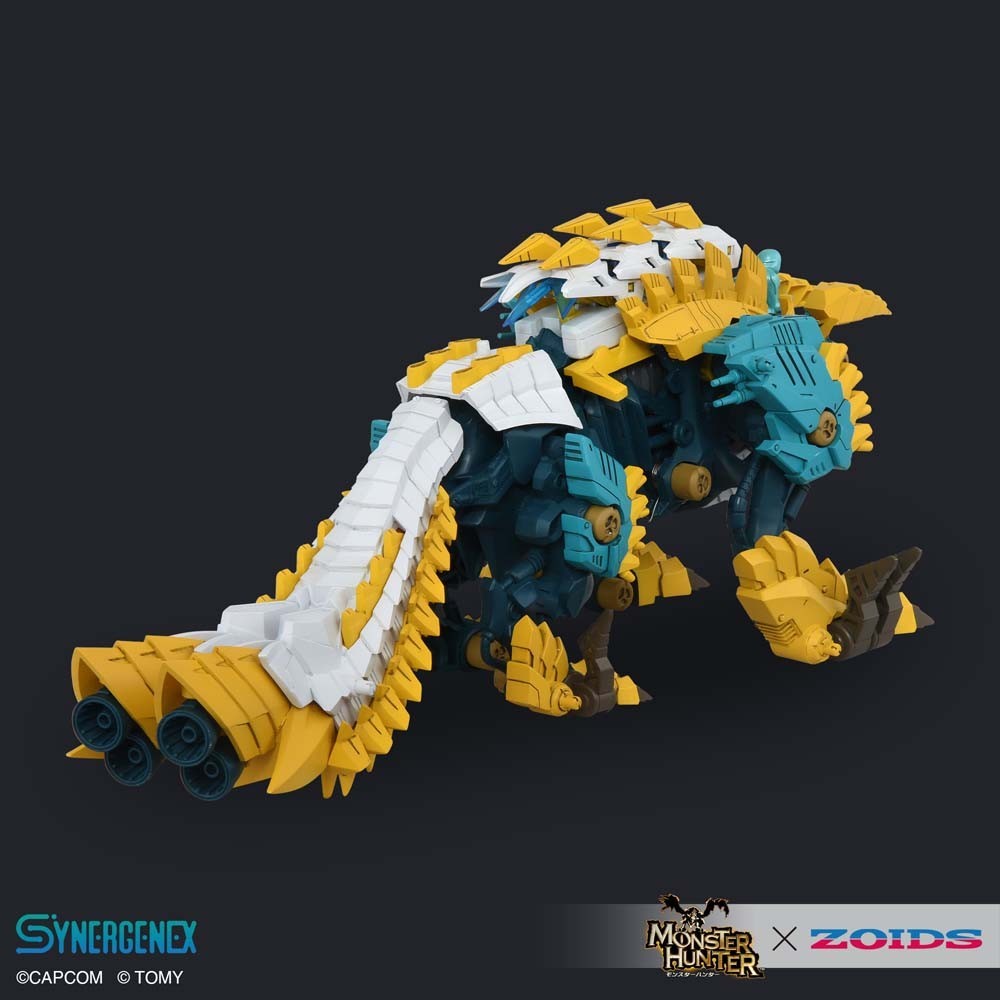 Pre-Order - SYNERGENEX ZOIDS-X-MONSTER HUNTER WILD LIGER-x-ZINOGRE  Model Kit