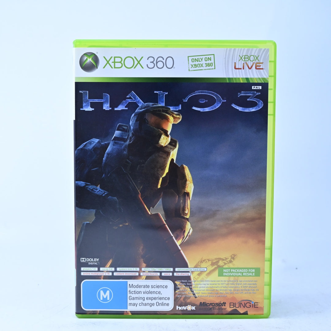 Halo 3 &amp; Fable II Double Pack - Xbox 360 Game + Manual - PAL - MINT DISC!