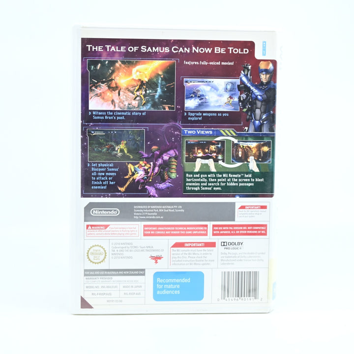 Metroid: Other M - Nintendo Wii Game + Manual - PAL - MINT DISC!