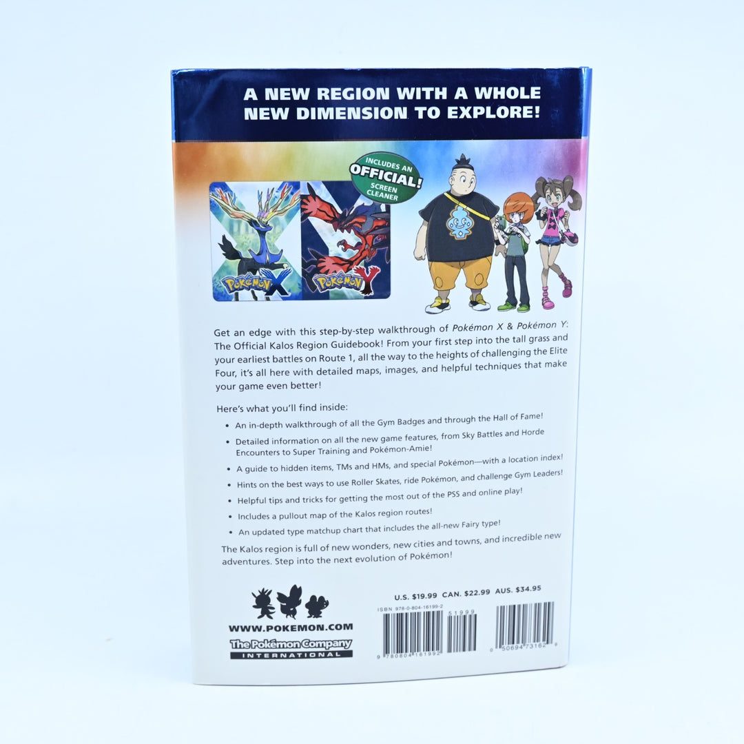 Pokemon X & Y: The Official Kalos Region Strategy Guide - HC + Map - Game Guide