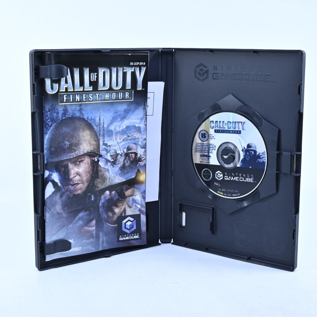 Call of Duty: Finest Hour - Nintendo Gamecube Game + Manual - PAL - FREE POST!