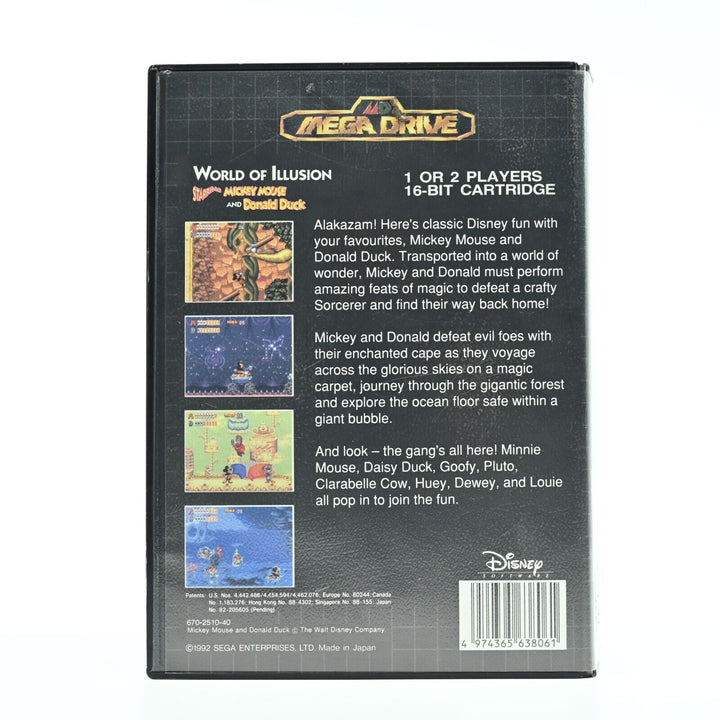 World of Illusion - Sega Mega Drive Game - PAL - FREE POST! Reproduction?