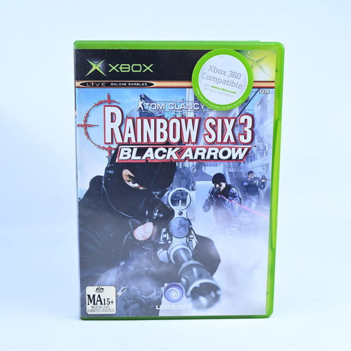 Rainbow Six 3: Black Arrow - Original Xbox Game + Manual - PAL - MINT DISC!