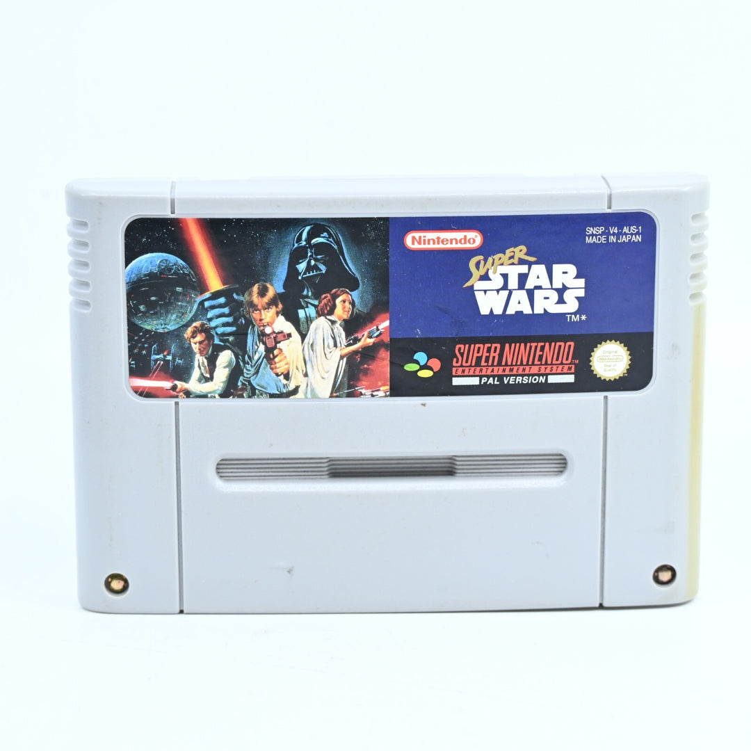 Super Star Wars - Super Nintendo / SNES Boxed Game - Ex-Rental - No Manual - PAL