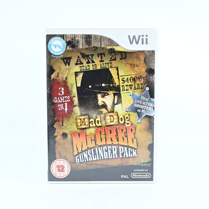 Mad Dog McCree: Gunslinger Pack - Nintendo Wii Game + Manual - NEAR MINT DISC!