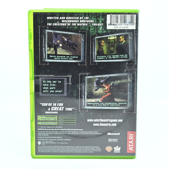 Enter The Matrix - Original Xbox Game - No Manual - PAL - MINT DISC!