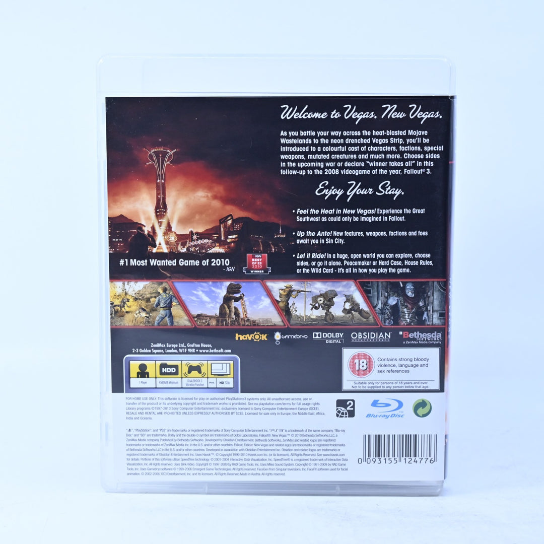 Fallout: New Vegas - Sony Playstation 3 / PS3 Game + Manual - MINT DISC!