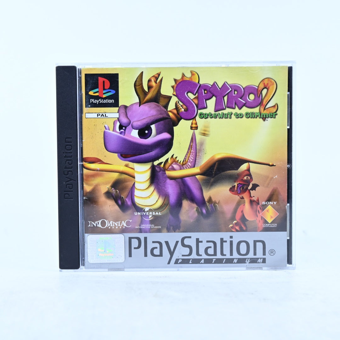 Spyro 2: Gateway to Glimmer - Sony Playstation 1 / PS1 Game + Manual - PAL