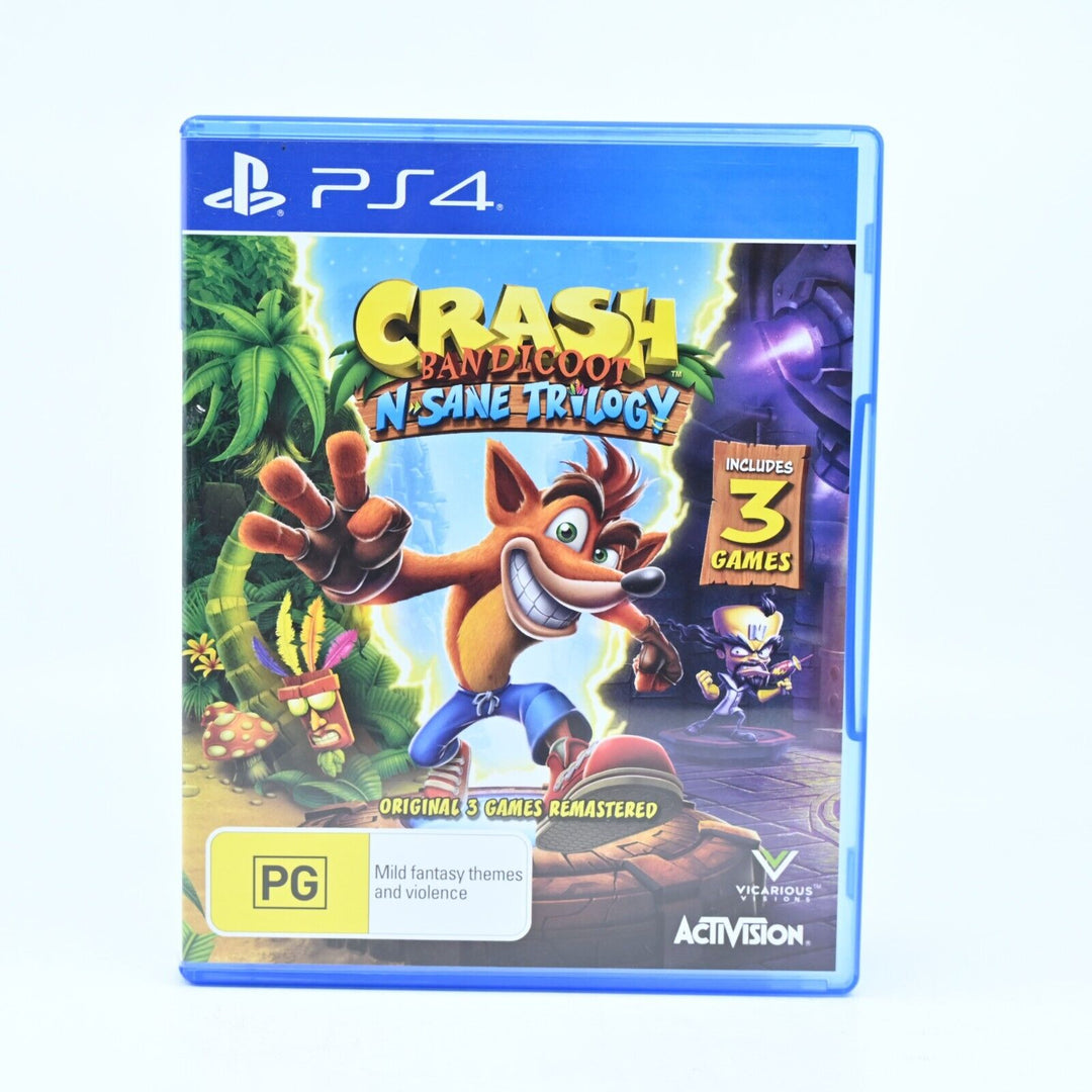 Crash Bandicoot: N Sane Trilogy - Sony Playstation 4 / PS4 Game - MINT DISC!