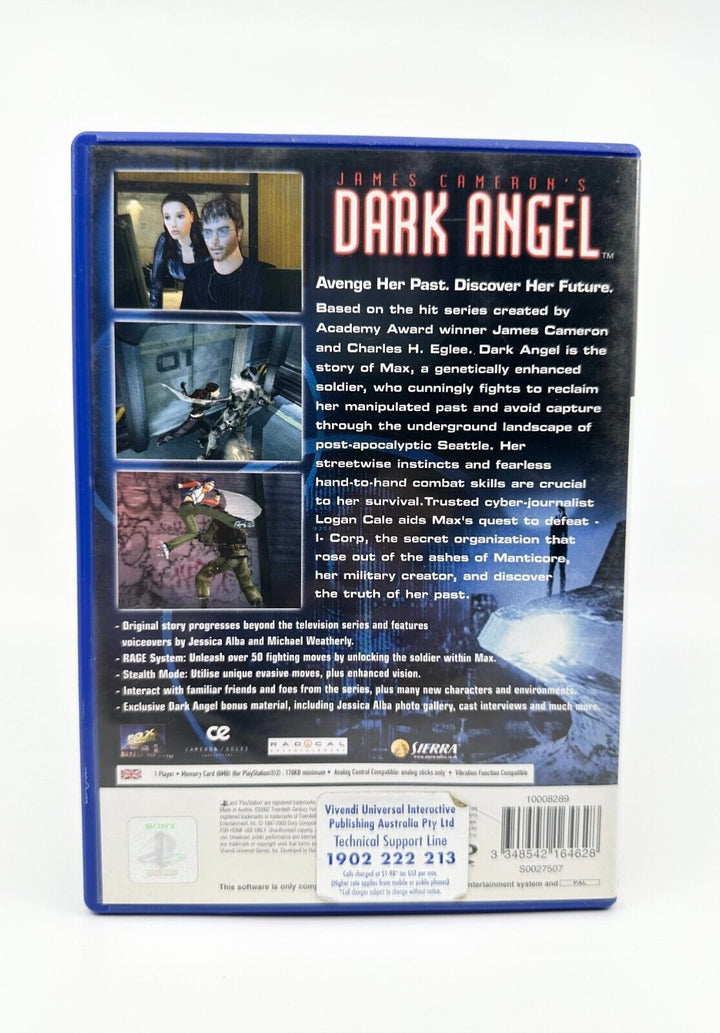 Dark Angel - Sony Playstation 2 / PS2 Game - PAL - FREE POST!