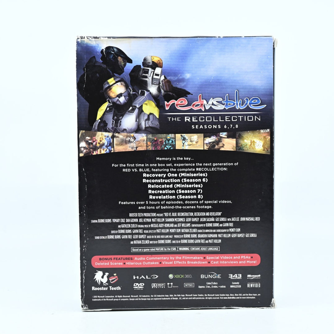 Red vs Blue: The Recollection - Seasons 6-8 - NTSC - DVD - FREE POST!