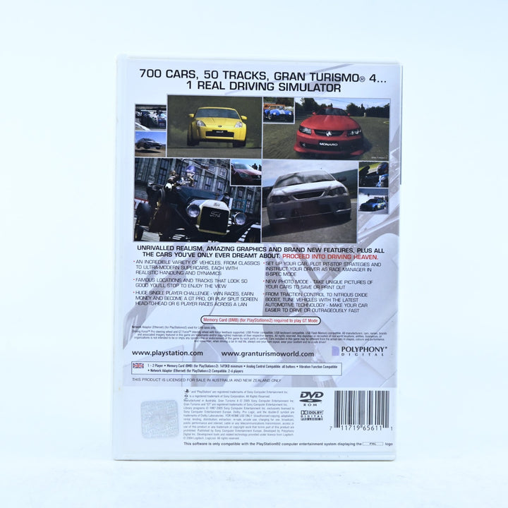 Gran Turismo 4 - Sony Playstation 2 / PS2 Game + Manual - PAL - MINT DISC!