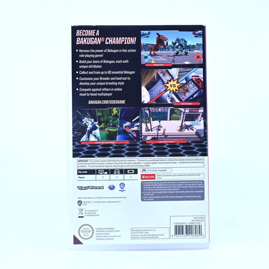 Bakugan Champions of Vestoria - Nintendo Switch Game - FREE POST!