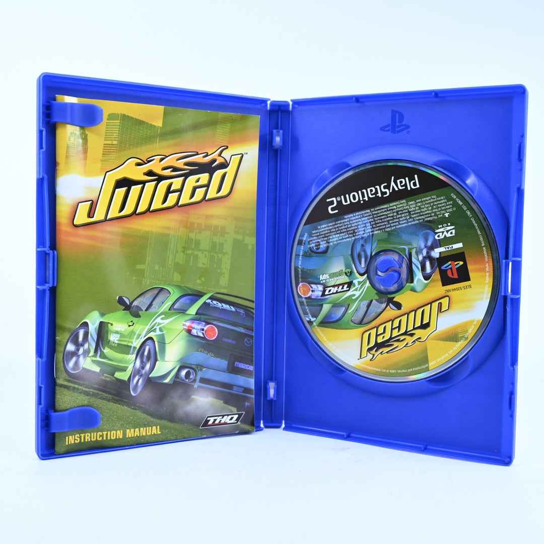 Juiced - Sony Playstation 2 / PS2 Game + Manual - PAL - MINT DISC!