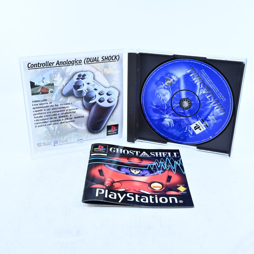 Ghost in the Shell - Sony Playstation 1 / PS1 Game + Manual - PAL MINT DISC ITA