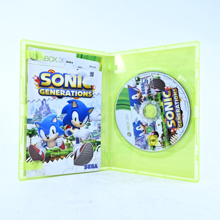 Sonic Generations - Xbox 360 Game + Manual - PAL - MINT DISC!