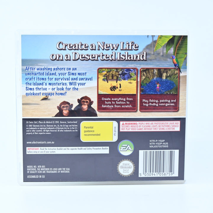 The Sims 2: Castaway - Nintendo DS Game - PAL + Manual - FREE POST!