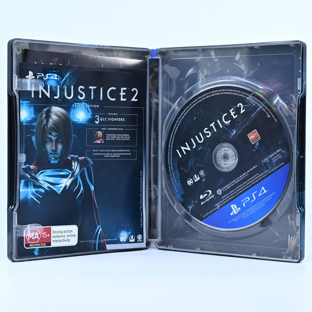 Injustice 2: Deluxe Edition - Steelbook - Sony Playstation 4 / PS4 Game