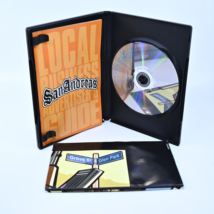 Grand Theft Auto San Andreas - Sony Playstation 2 / PS2 Game + Manual + Map