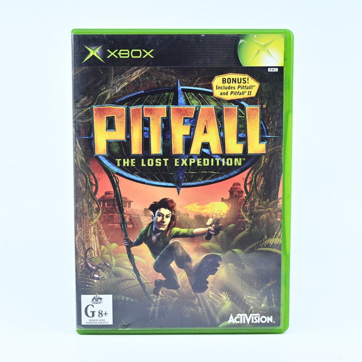 Pitfall: The Lost Expedition - Original Xbox Game - Manual - PAL - FREE POST!