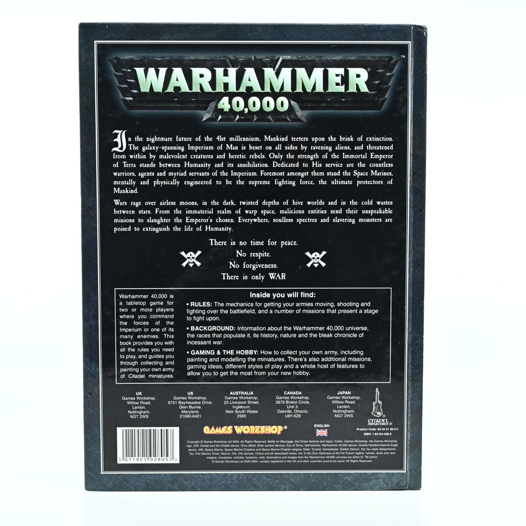 Warhammer 40K Hard Cover - 4th Edition - Games Workshop - Rule Book - FREE POST!