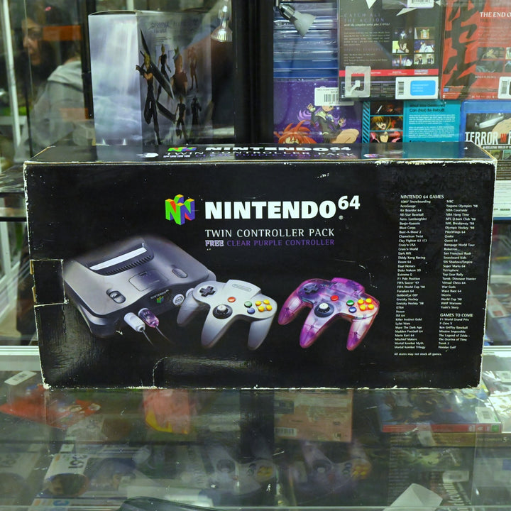 Twin Controller Pack - N64 / Nintendo 64 Boxed Console - PAL - FREE POST!