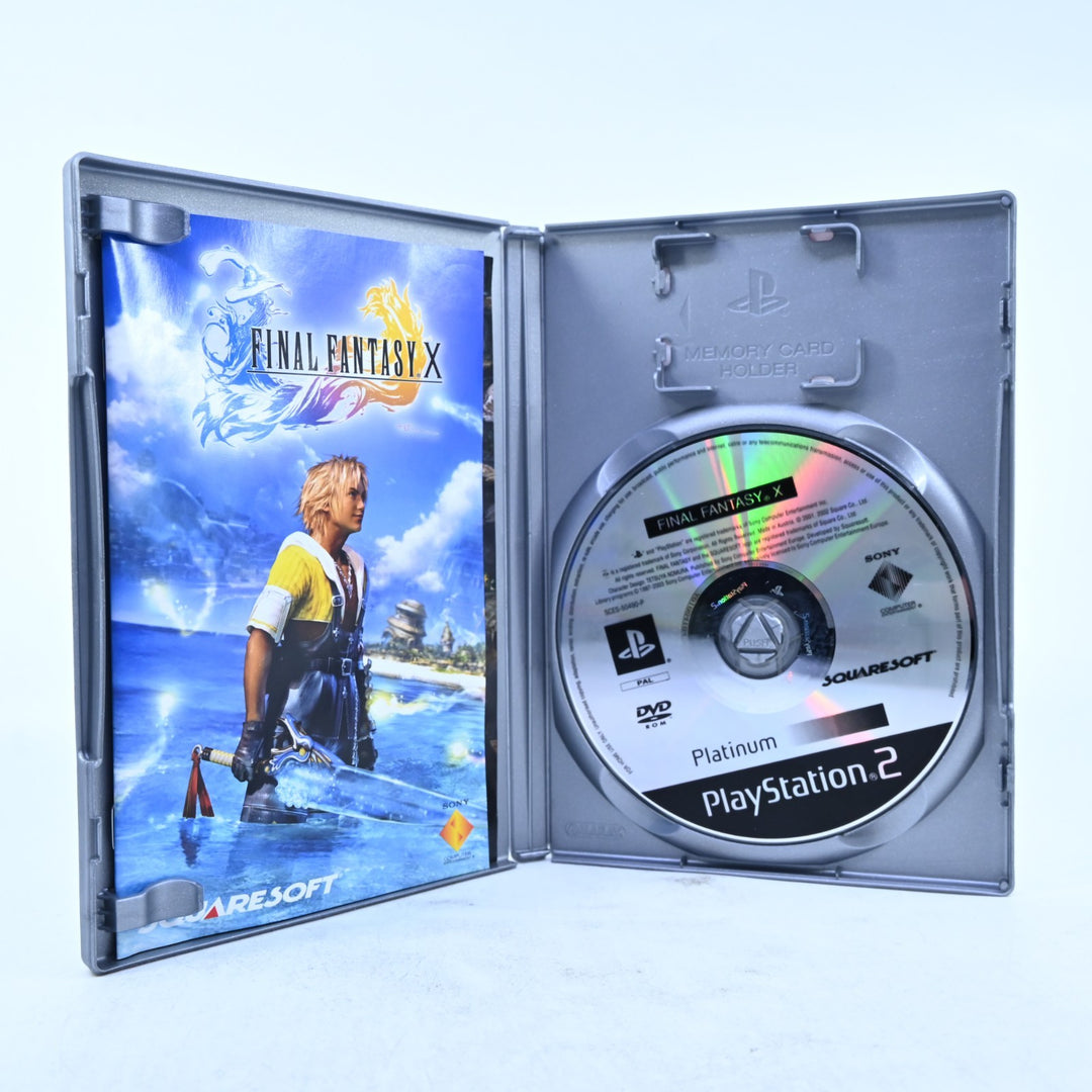 Final Fantasy X - Sony Playstation 2 / PS2 Game + Manual - PAL - MINT DISC!