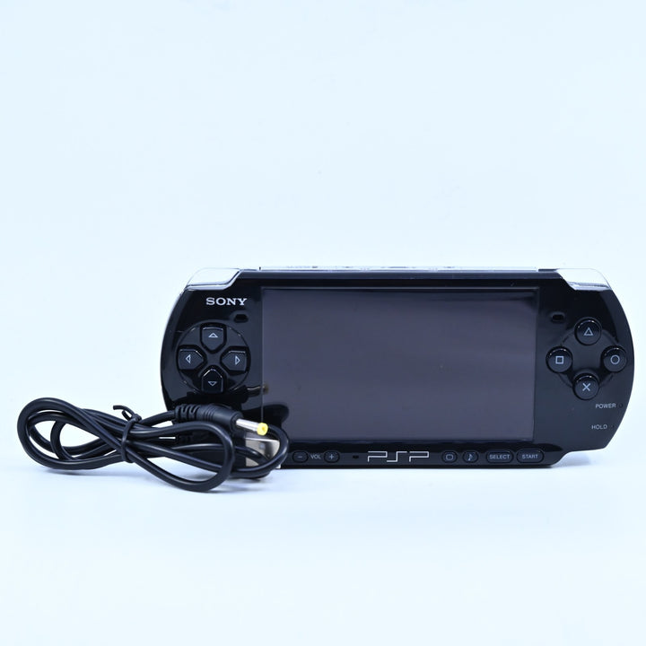 Black Sony PSP Console - PSP-3002 - 3000 + NEW BATTERY! + SD Card - FREE POST!
