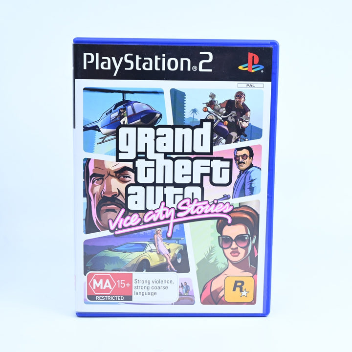 Grand Theft Auto: Vice City Stories- Playstation 2 / PS2 Game + Manual + Map