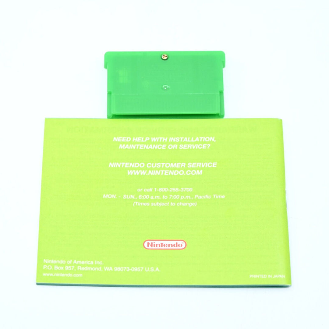 Pokemon Leaf Green Version - Nintendo Gameboy Advance / GBA Boxed Game - NTSC