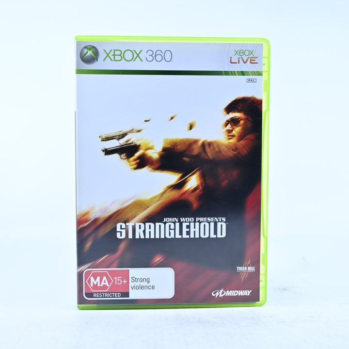John Woo Presents: Stranglehold - Xbox 360 Game + Manual - PAL - MINT DISC!