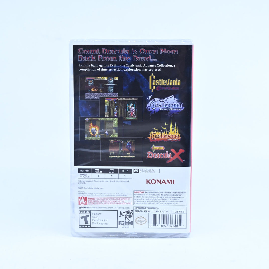SEALED Game + Soundtrack Castlevania: Advance Collection - Nintendo Switch Game