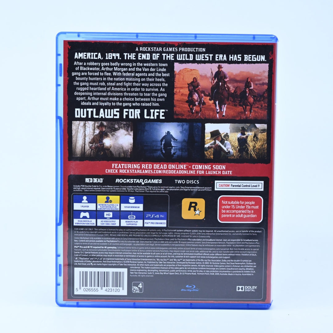 Red Dead Redemption II - Sony Playstation 4 / PS4 Game + Map - FREE POST!