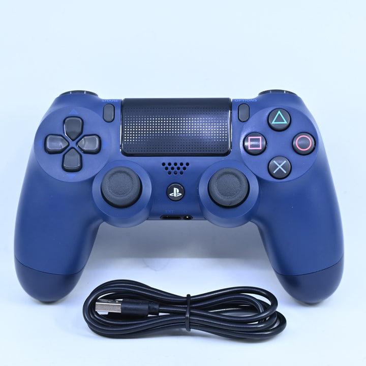 Midnight Blue DualShock Controller - Sony Playstation 4 / PS4 Accessory