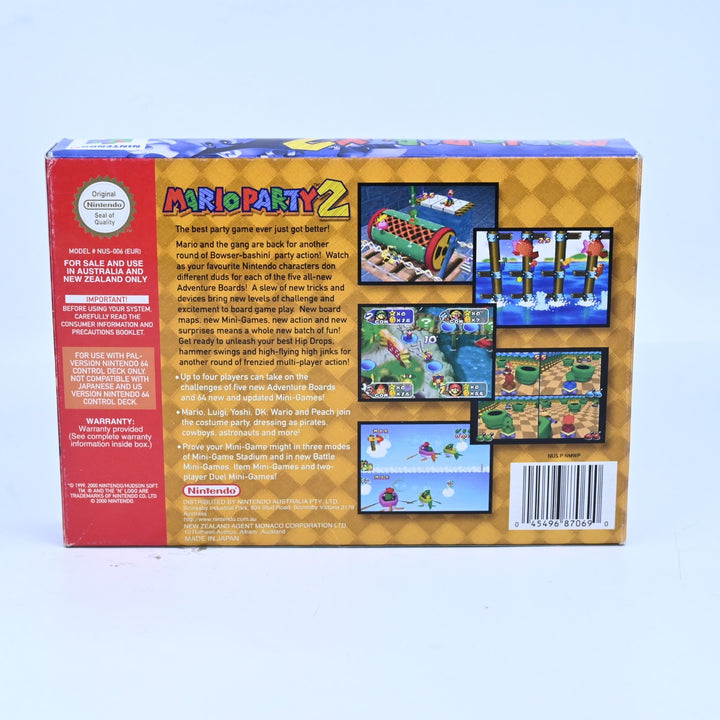 Mario Party 2 - N64 / Nintendo 64 Boxed Game - PAL - FREE POST!