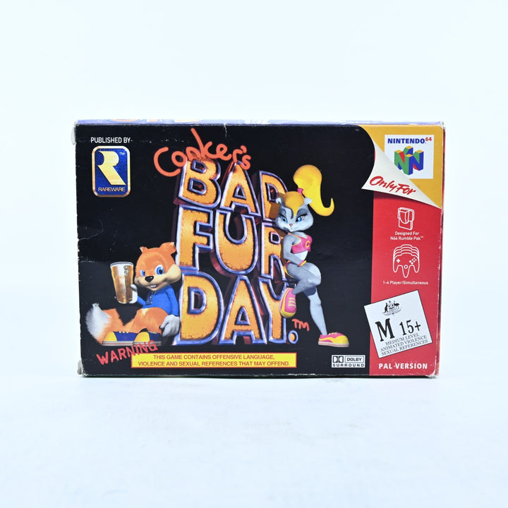 Conker's Bad Fur Day - N64 / Nintendo 64 Boxed Game - PAL