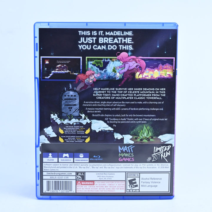 Celeste - LR-P13 - Sony Playstation 4 / PS4 Game + Postcards - MINT DISC!