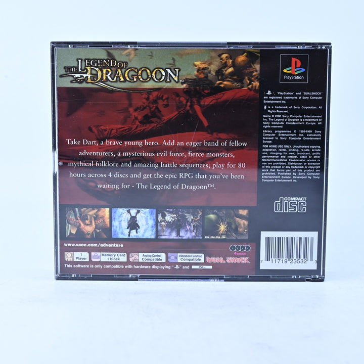 The Legend of Dragoon - Sony Playstation 1 / PS1 Game + Manual - PAL