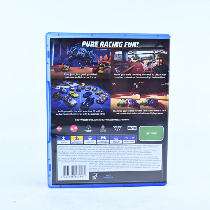 Hot Wheels Unleashed - Sony Playstation 4 / PS4 Game - MINT DISC!