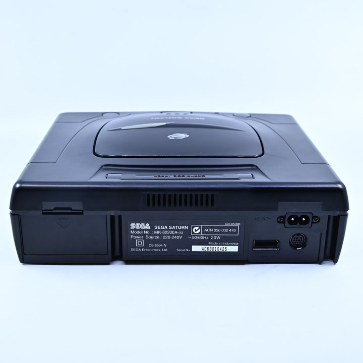 Black - Sega Saturn Boxed Console - AUS PAL - FREE POST!
