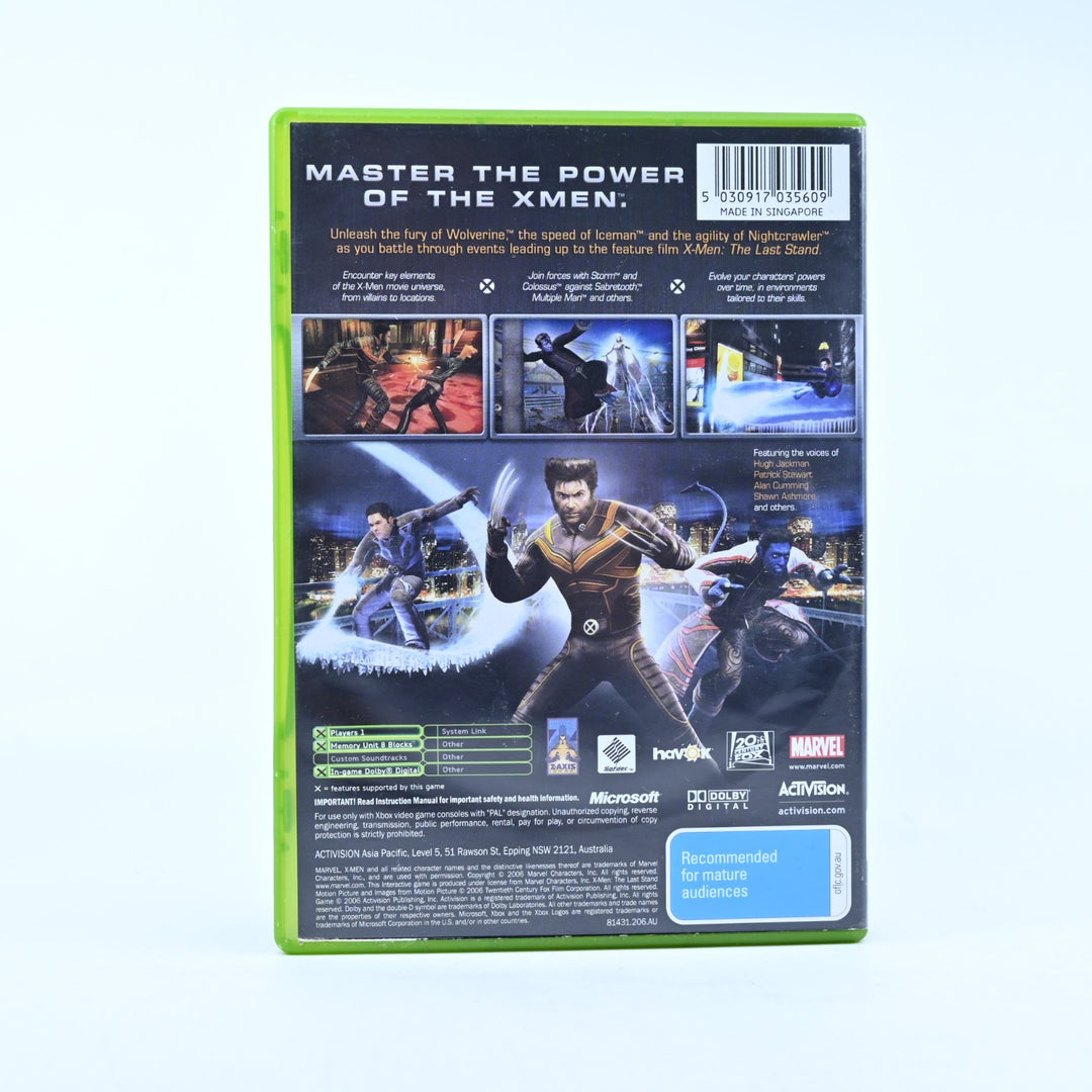 X-Men III: The Official Game - Original Xbox Game + Manual - PAL - MINT DISC!