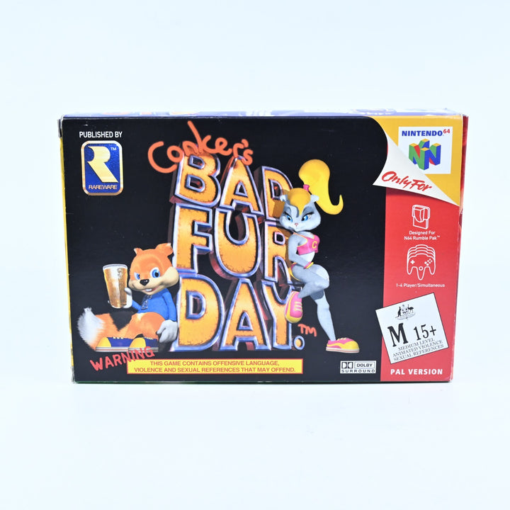 Conker's Bad Fur Day Box Only  - N64 / Nintendo 64 Boxed Game - READ DESCRIPTION
