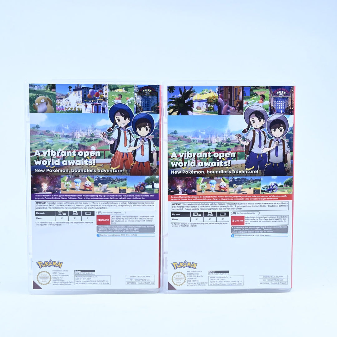 Pokemon Scarlet + Violet Dual Pack Steelbook Edition - Nintendo Switch Game