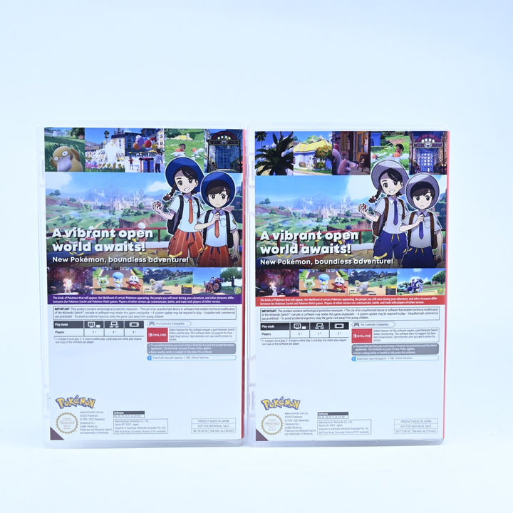 Pokemon Scarlet + Violet Dual Pack Steelbook Edition - Nintendo Switch Game
