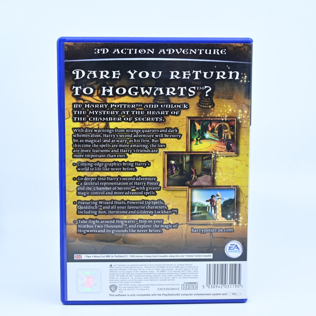 Harry Potter And The Chamber Of Secrets - Sony Playstation 2 / PS2 Game + Manual